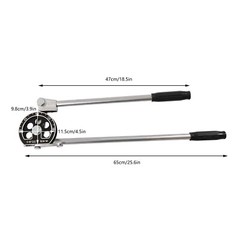 Manual Pipe Bender 5/8&Prime; Bending 0-180 Degree For Aluminum&Stainless Steel Tube