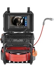 Sewer Camera 165 ft/50m Self-Leveling Drain Camera with 512Hz Touchscreen, 9&rdquo; Sc