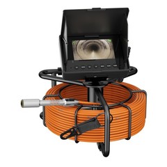 30M Sewer Pipe Inspection Camera 18mm IP68 Drain Camera 4.3&Prime; 16GB DVR Monitor