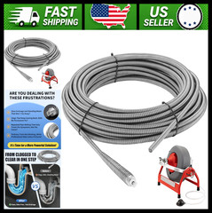 RIDGID Drain Cleaning Inner Core Cable 3/8&Prime; x 75&prime; for Drum Machines
