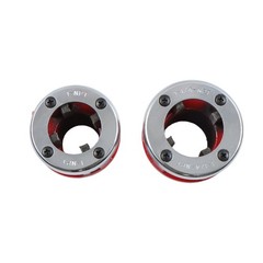 LABLT 7 Size Pipe Threader Threading 3/8&Prime; &ndash; 2&Prime; Die Dies Set w/ Handle Ratchet