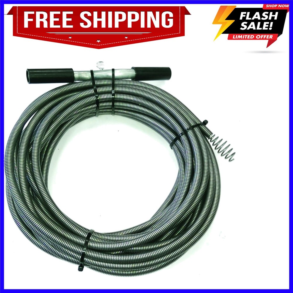 Auger Drain 3/8In X 50Ft Black