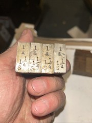 OSTER Threading 3D Dies, 1&rdquo; & 1 1/4&rdquo; Pipe NOS, #103-4-4 1/2, 113-114-114 1/2