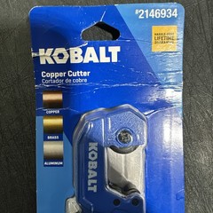 Set Of 8 Kobalt Copper Cutter 2146935, 1 2146934 And 1 2146936 Quick Release