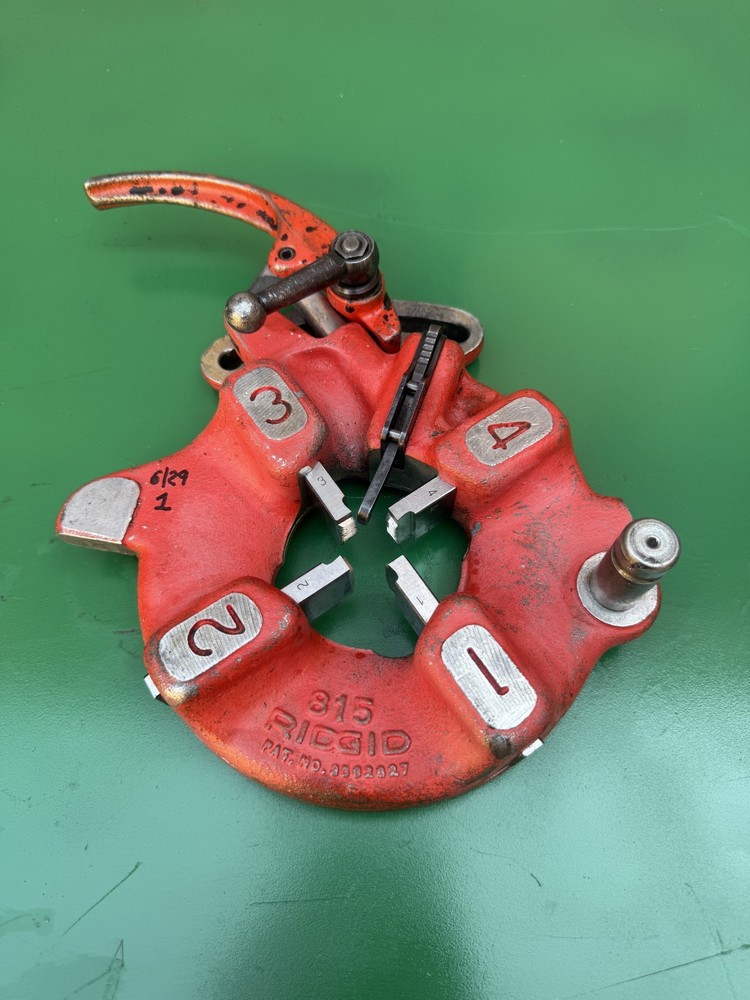 Ridgid 815A Self-Opening Die Head Pipe Threader 1/2 -3/4 inch Teeth. 7/9/26 #1