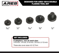 18020 &ndash; Double Flaring Tool Adapter Set &ndash; Use on Copper, Aluminum, Soft Steel Br