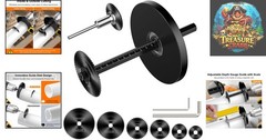 Ergonomic PVC Pipe Inside Cutter with 6 Blades & Measurement Scale &ndash; Matte Black