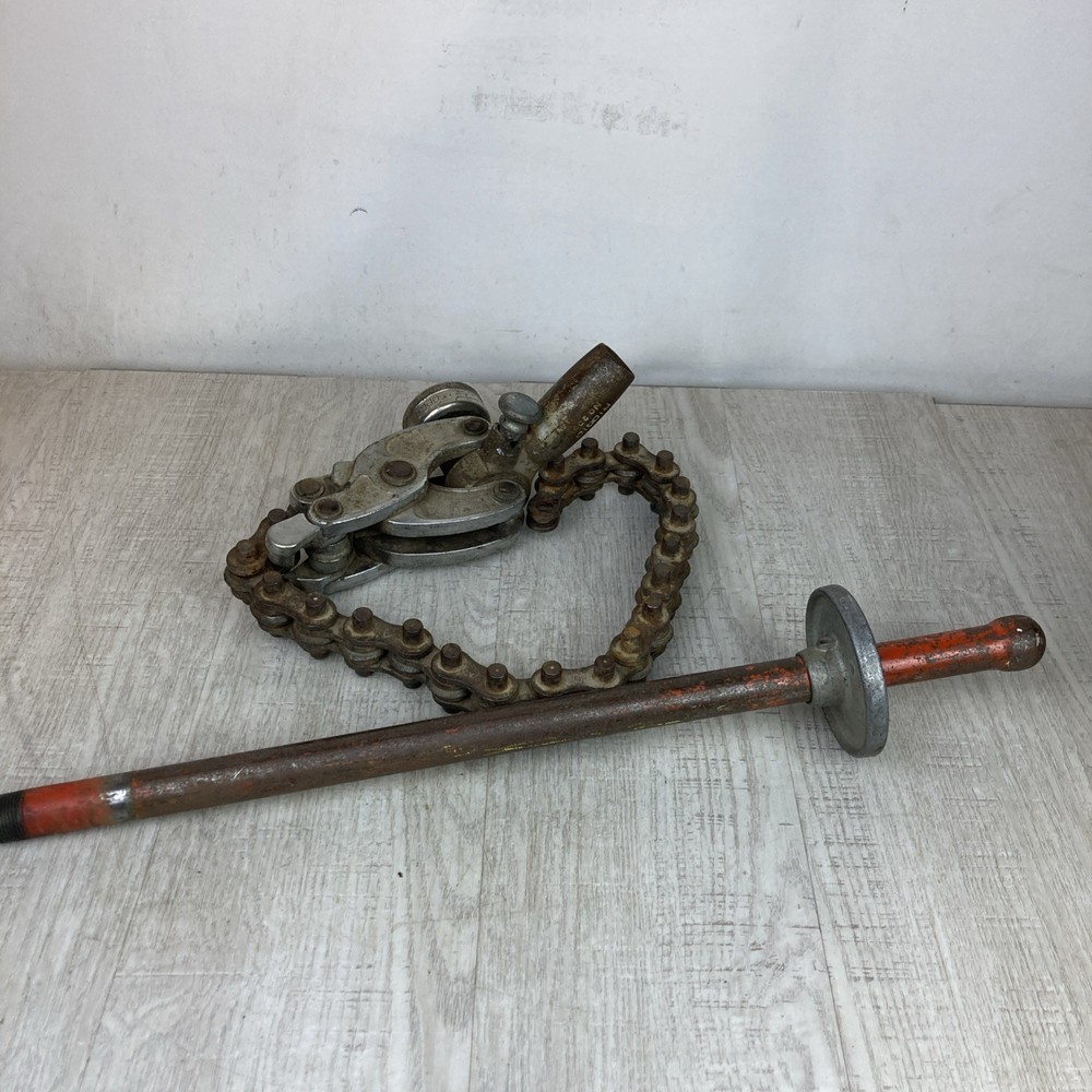 Ridgid No 206 1-1/2&Prime; to 6&Prime; Ratcheting Chain Soil Pipe Cutter Parts Only