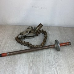 Ridgid No 206 1-1/2&Prime; to 6&Prime; Ratcheting Chain Soil Pipe Cutter Parts Only