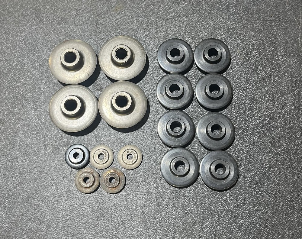 Ridgid E-1032 4546 E-1240 Cutter Wheel Replacement Set Various Sizes LOT OF 17