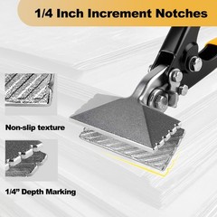 Rpeconu 3 Inch Sheet Metal Hand Seamer, TPR Handle Straight Jaw Bender, Heavy&hellip;