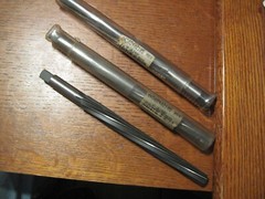 Lot of 3 &ndash; DTC Machine (Spain) #10 HSS Spiral Flute Taper Pin Reamer &ndash; Old Stock