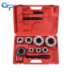 3/8&Prime; To 2&Prime; Dies Set 7 Size BSPT Pipe Threader W/ Handle Pipe Threader Threading