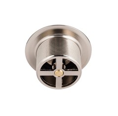 VATTNO Bath tub Drain Kit 1-7/8&Prime; 1-1/2-11.5NPSM Brushed Nickel Brass