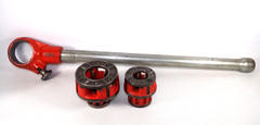 RIDGID 00R Pipe Threader Die Head Set, 1&Prime; & 3/4&Prime; with Ratchet, 00R