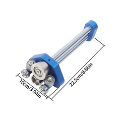 5 Inch 1 Station Sheet Metal Roller and Bending Tool 0-100&deg; Bending Range Blue
