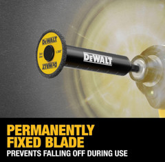 DEWALT Impact Connect Pipe Cutter, PVC Cutter, Diamond Grit Cutting Wheel (DWAIP