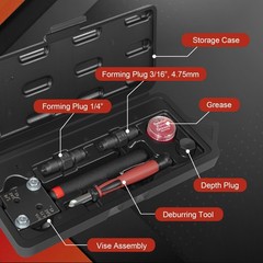 Brake Line Flaring Tool 33260 for Single/Double Flares 3/16&Prime;/4.75mm/ 1/4&Prime; Tubing