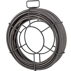 75ft x 3/8 Inch Solid Core Drain Snake Sewer Pipe Cleaning Cable Auger Tool