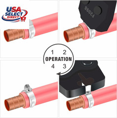 Icrimp PEX Cinch Clamp Removal Tool for 3/8&Prime; to 1&Prime; Clamps