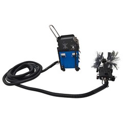 250-800mm Pipe Inspection & Cleaning Robot w/ Remote, 1080P Cam*2, 30&deg; Climb