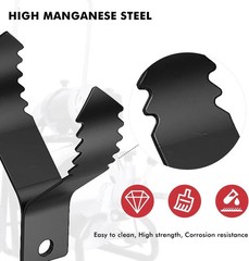 Drain Snake Drill Attachments,8-Piece Drain Cleaner Combination Cutter Heads, Us