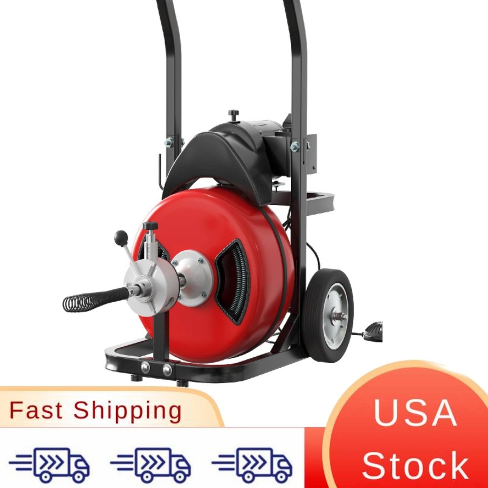 6 Cutters And Air-Activated Foot Control Match 370W Auto Feed Drain Cleanin