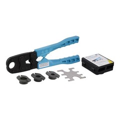 SharkBite 865896 PEX Crimp Ring Tool Kit (For 3/8&Prime;, 1/2&Prime;, 3/4&Prime; & 1&Prime;)