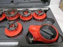 RIDGID 36475 RATCHET THREADER SET 1/2&Prime; TO 2&Prime; ONE DIE USED
