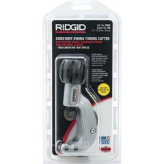 Constant Swing Tubing Cutter, 1/8 in to 1-1/8 in Cutting Cap, Steel Blade Silver