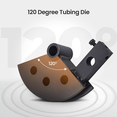 Round Tube Bender Die For Wfb2 Tubing Bender 1.5&Prime; X 5&Prime; 120 Degree Radius