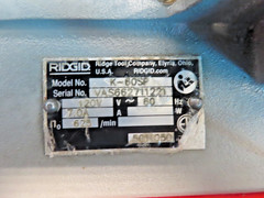 RIDGID K-60SP 120 V Sectional Drain Cleaning Machine 75ft