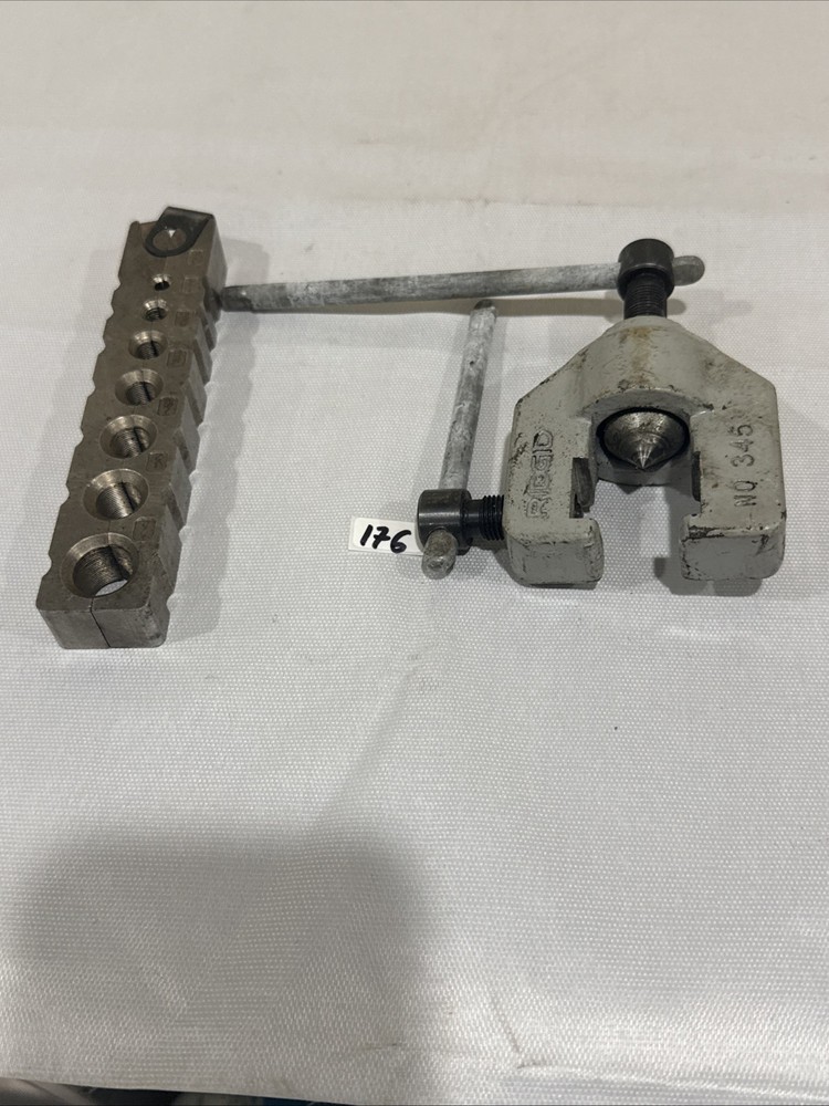 RIDGID no. 345 Flaring Tool 45˚ SAE Flares 3/16&Prime; &ndash; 5/8&Prime; Made in USA
