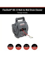 Ridgid FlexShaft K9-12 Wall-to-Wall Drain Cleaning Machine 74978 &ndash; Gray
