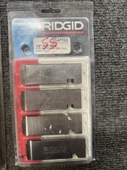 Mixed Lot of 3 Ridgid Pipe Dies 47785 1/2&Prime;-3/4&Prime; 47745 1/2&Prime;-3/4&Prime; 47750 1&Prime;-2&Prime;