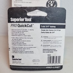 Lot x2 Superior Tool Pipe Cutters Cutting Wheel Aluminum 3/4 Tubing 3mm-30mm USA