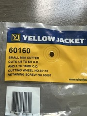 Yellow Jacket 60160 Small Mini Cutter