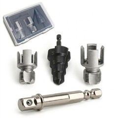 PVC Pipe Threader Kit, Threading Tool for 1/2&Prime; & 3/4&Prime; PVC/PPR Plastic&hellip;