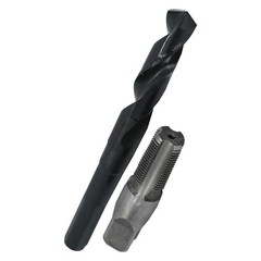 /8NPTW/DRILL 3/8&Prime; Carbon Steel NPT Pipe Tap and 37/64&Prime; High Speed Steel Drill&hellip;