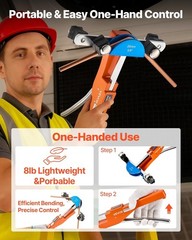 Compact Tubing Bender Kit with 7 Aluminum Dies for HVAC Professionals