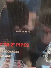 Ridgid K9-102+ 76193 FlexShaft&reg; Machine Sewer Snake Drain Cleaning Tool & Kit