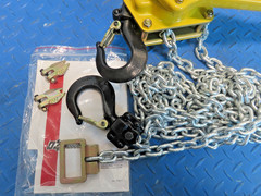 Premium Chain Hoist with Overload Protection 0.75 ton