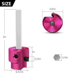 Aluminum 1/2-Inch PVC Pipe Reamer with Hex Shaft &ndash; Perfect for Schedule 40 Pipes