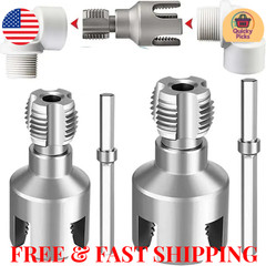 Integrated Internal & External Pipe Threading Tool Steel PVC Pipe Threader Kit