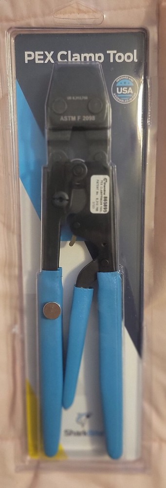 SharkBite 865896 PEX Crimp Ring Tool Kit With *FREE* 10 pc 1/2in Clamps
