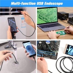 Pipe Inspection Camera Endoscope Video Sewer Drain Cleaner Waterproof Snake USB