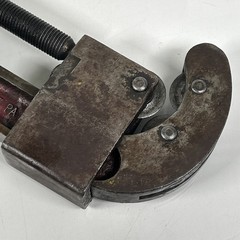 Vintage Reed Mfg. No 2W 3-Wheel Pipe Cutter Pat. 2005163 USA Heavy Duty Tool