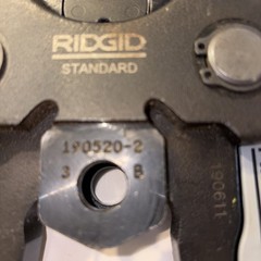 Ridgid Standard Mega Press 1&rdquo; Jaw