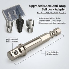 PVC Pipe Threader Kit, Threading Tool for 1/2&Prime; & 3/4&Prime; PVC/PPR Plastic&hellip;