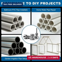 3PCS PVC Pipe Threading Tool Set for 1/2&Prime; 3/4&Prime; 1&Prime; Pipes &ndash; Dual Internal & Extern